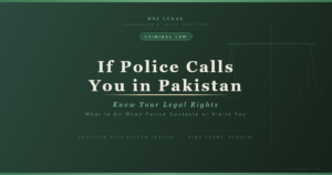 Police Rights Pakistan - HSJ Legal